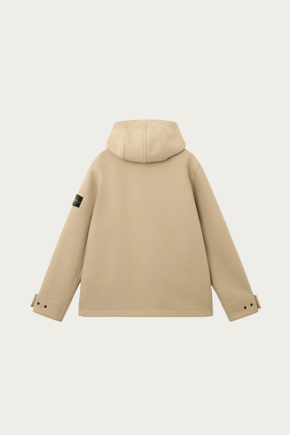 Stone Island - Heavy Melton Short Parka w/ Toggle Buttons - Biscuit - Canoe Club