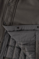 Stone Island - Wool Nylon Flannel Ghost Jacket - Grey - Canoe Club
