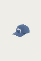Stüssy - Big Stock Mid Depth Cap - Deep Blue - Canoe Club