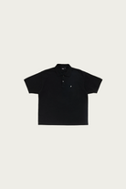 Stüssy - Classic Pique Polo - Black - Canoe Club