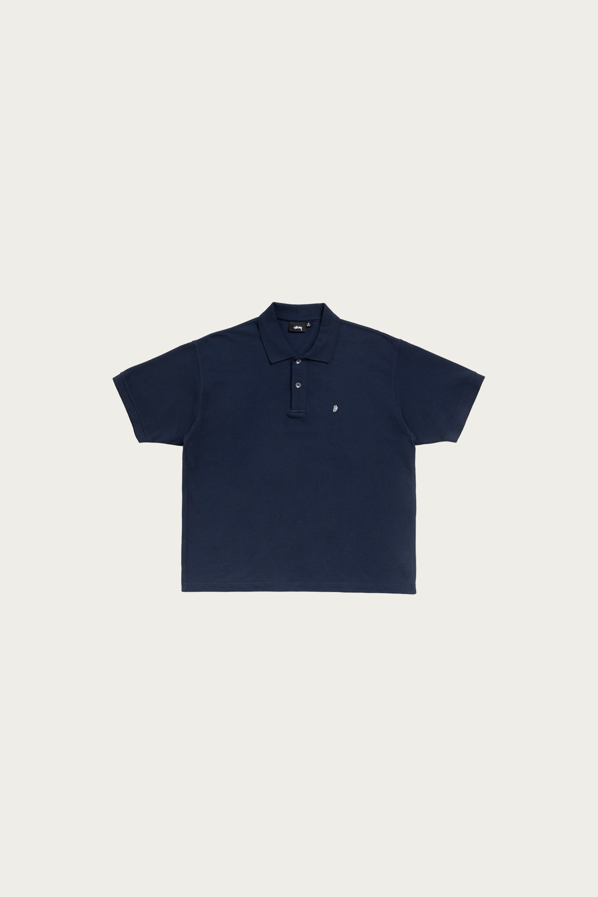 Stüssy - Classic Pique Polo - Navy - Canoe Club