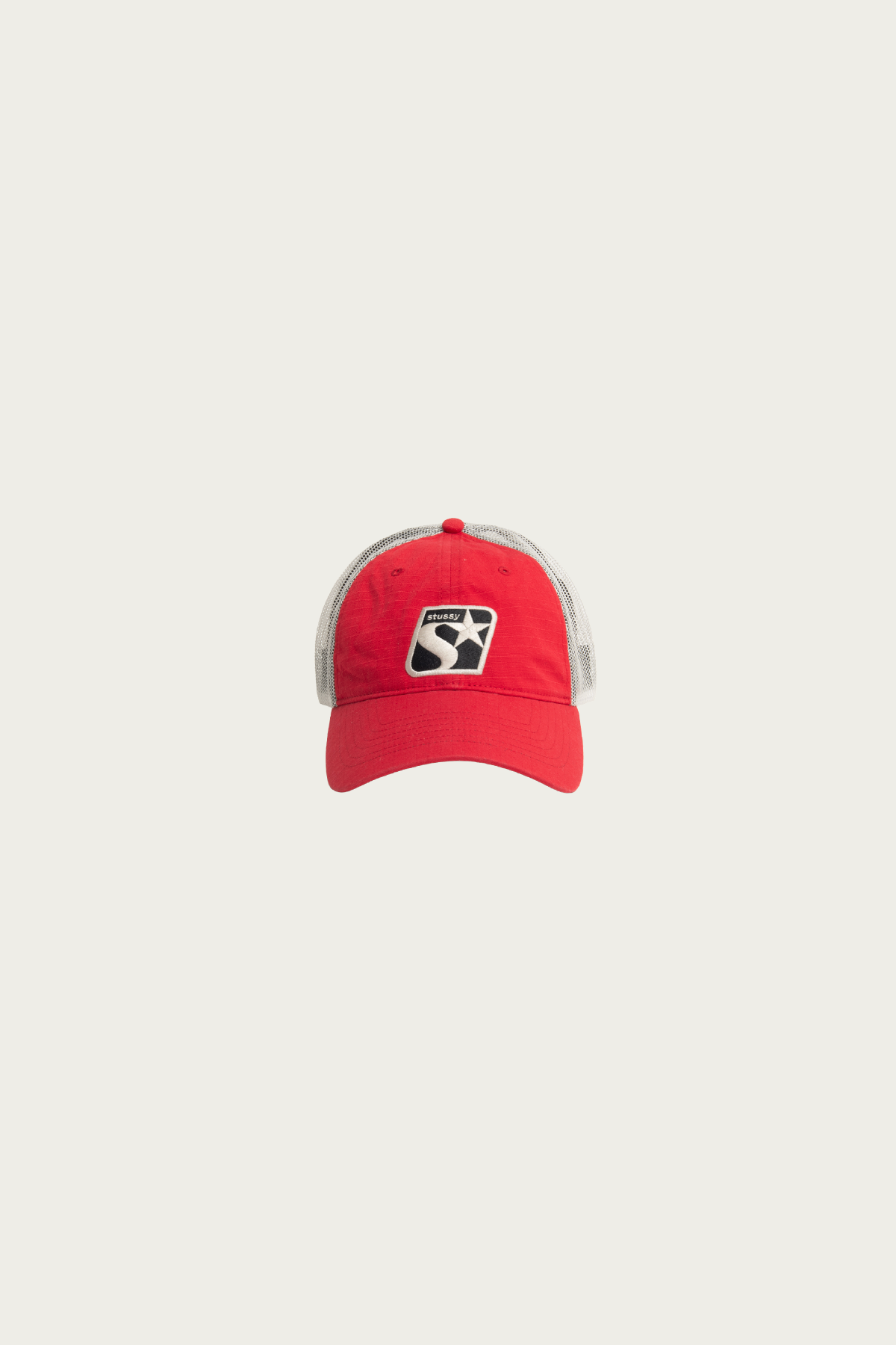 Stüssy - LP Star Ripstop Cap - Red - Canoe Club