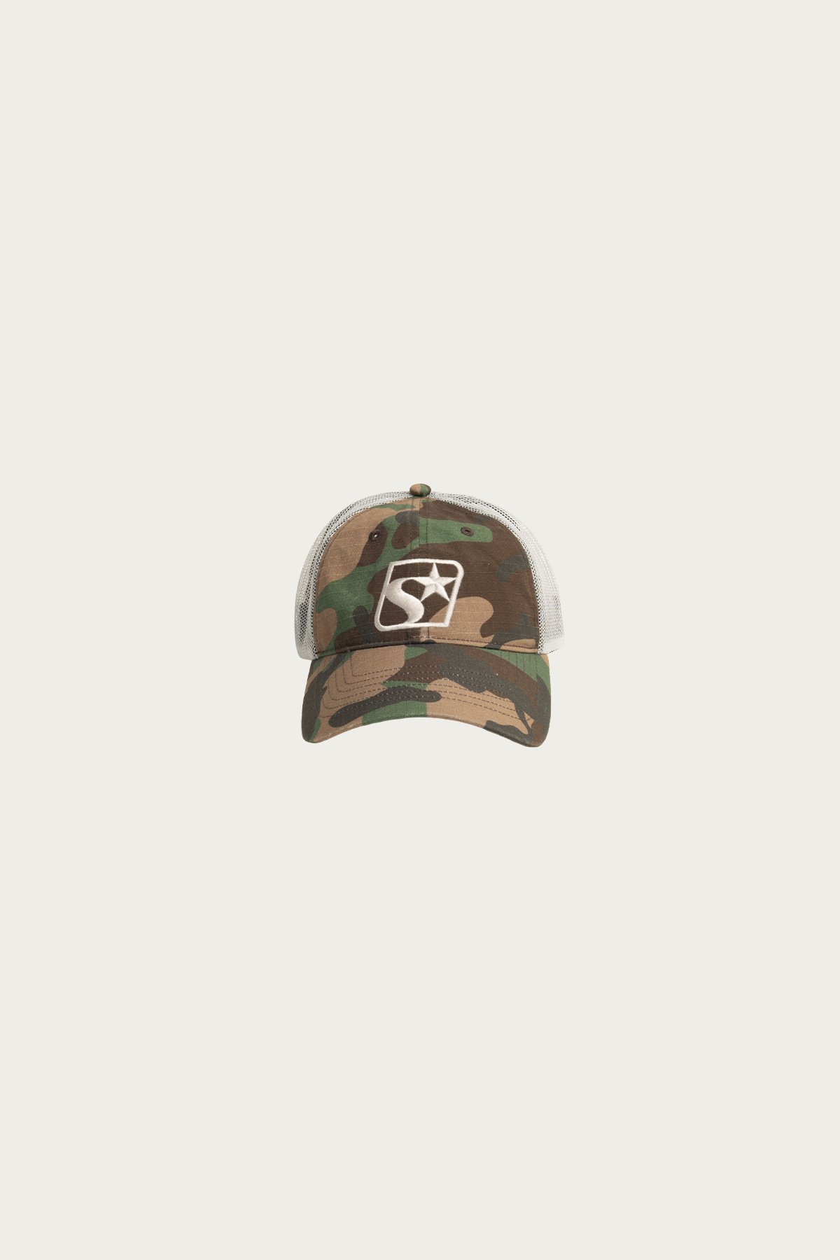 Stüssy - LP Star Ripstop Cap - Woodland Camo - Canoe Club