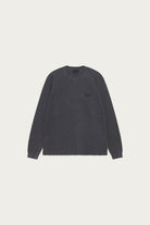 Stüssy - Raglan Thermal Basic Stock - Washed Black - Canoe Club