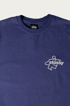 Stüssy - Surf Size Pigment Dyed Tee - Indigo - Canoe Club