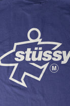 Stüssy - Surf Size Pigment Dyed Tee - Indigo - Canoe Club