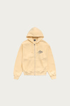 Stüssy - Surf Size Garment Dyed Zip Hood - Gold - Canoe Club