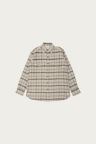 Taiga Takahashi - Lot. 122 One-Piece Collar Sports Shirt - Light Grey Plaid - Canoe Club