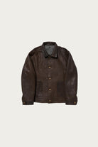 Taiga Takahashi - Lot. 804 Leather Jacket c. 1930s - Mud Dyed Brown - Canoe Club