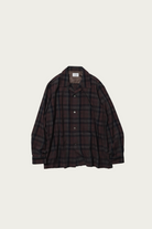 Unlikely Dry Goods - 60s Sports Shirt Cotton/Rayon - Brown Plaids - Canoe Club
