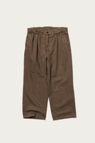 Unlikely Dry Goods - Guide 2P Trousers Twill - Brown - Canoe Club