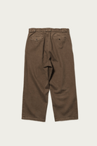 Unlikely Dry Goods - Guide 2P Trousers Twill - Brown - Canoe Club
