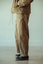 URU - 1 Tuck Work Pants - D.Khaki - Canoe Club