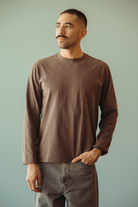 URU - Crew Neck L/S Tee B - F.Brown - Canoe Club