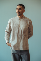 URU - Gathered L/S Shirts B - Beige - Canoe Club