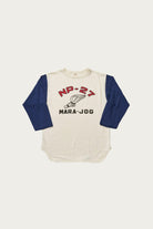 Warehouse & Co. - 4800 3/4 Sleeve Baseball Tee - Cream/Navy - Canoe Club