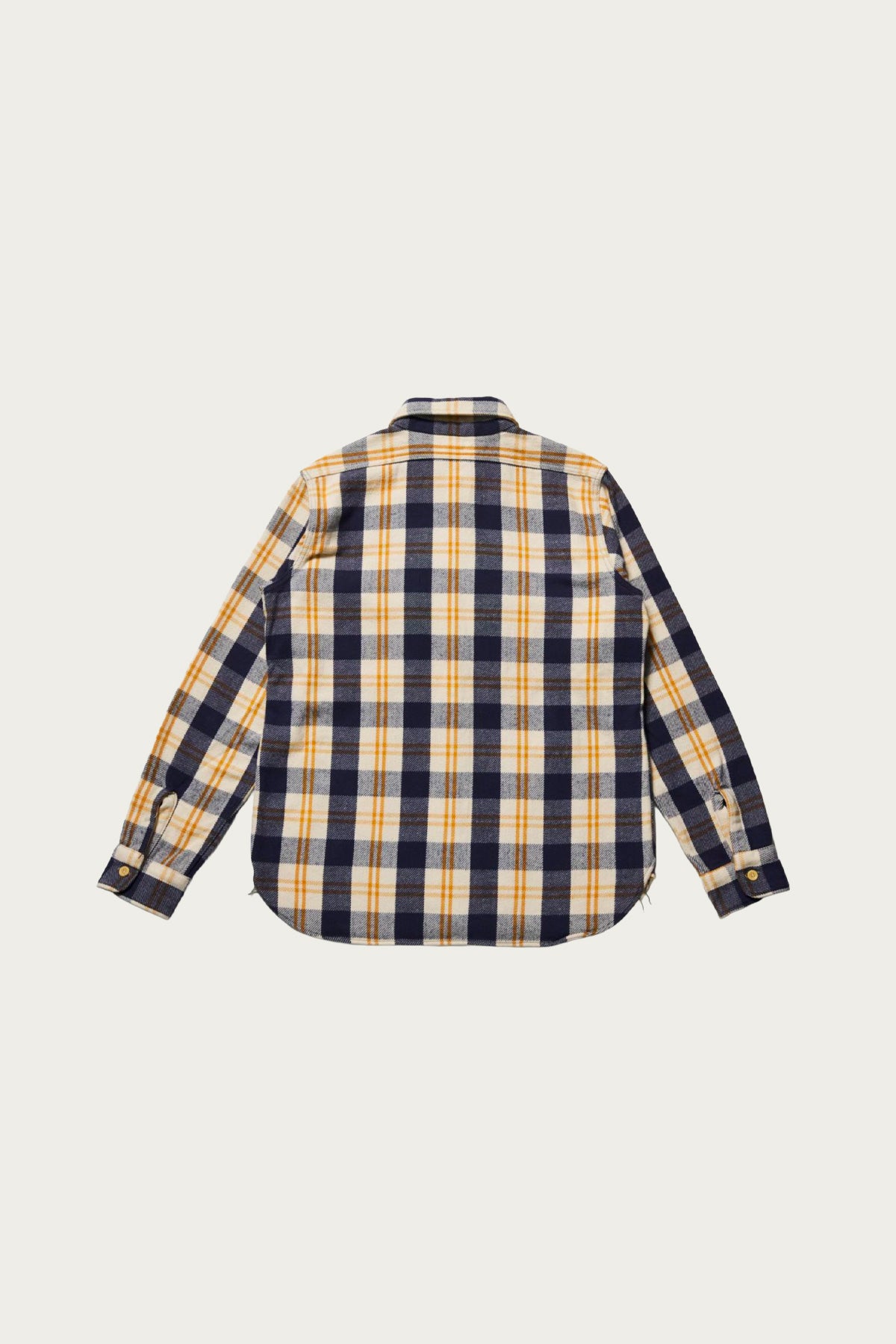 Warehouse & Co. - 3104 Flannel Shirt Pattern A - Sax/Off White - Canoe Club