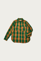 Warehouse & Co. - 3104 Flannel Shirt Pattern F - Brown/Off White - Canoe Club
