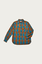 Warehouse & Co. - 3104 Flannel Shirt Pattern F - Navy/Off White - Canoe Club