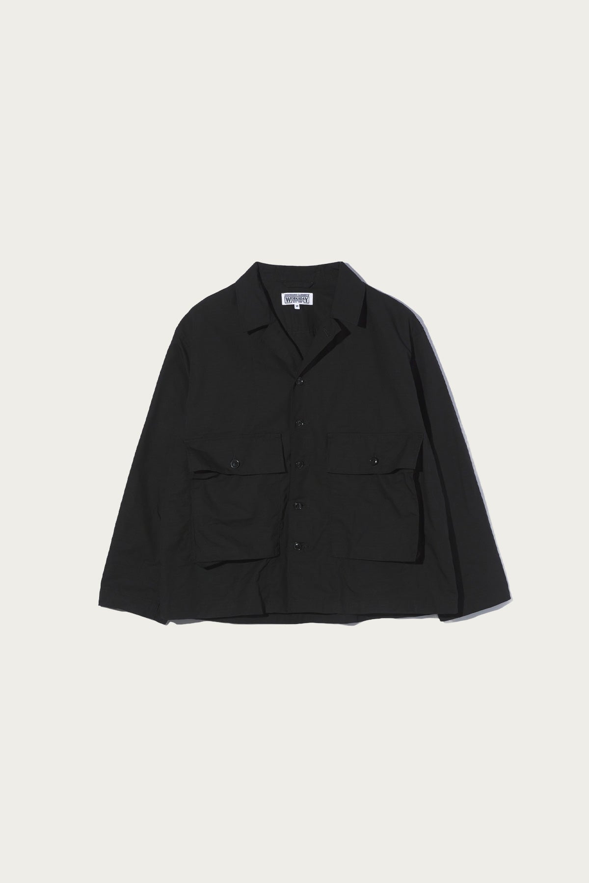 Engineered Garments Workaday - Sea Bees Jacket - Black Cotton Ripstop - Canoe Club