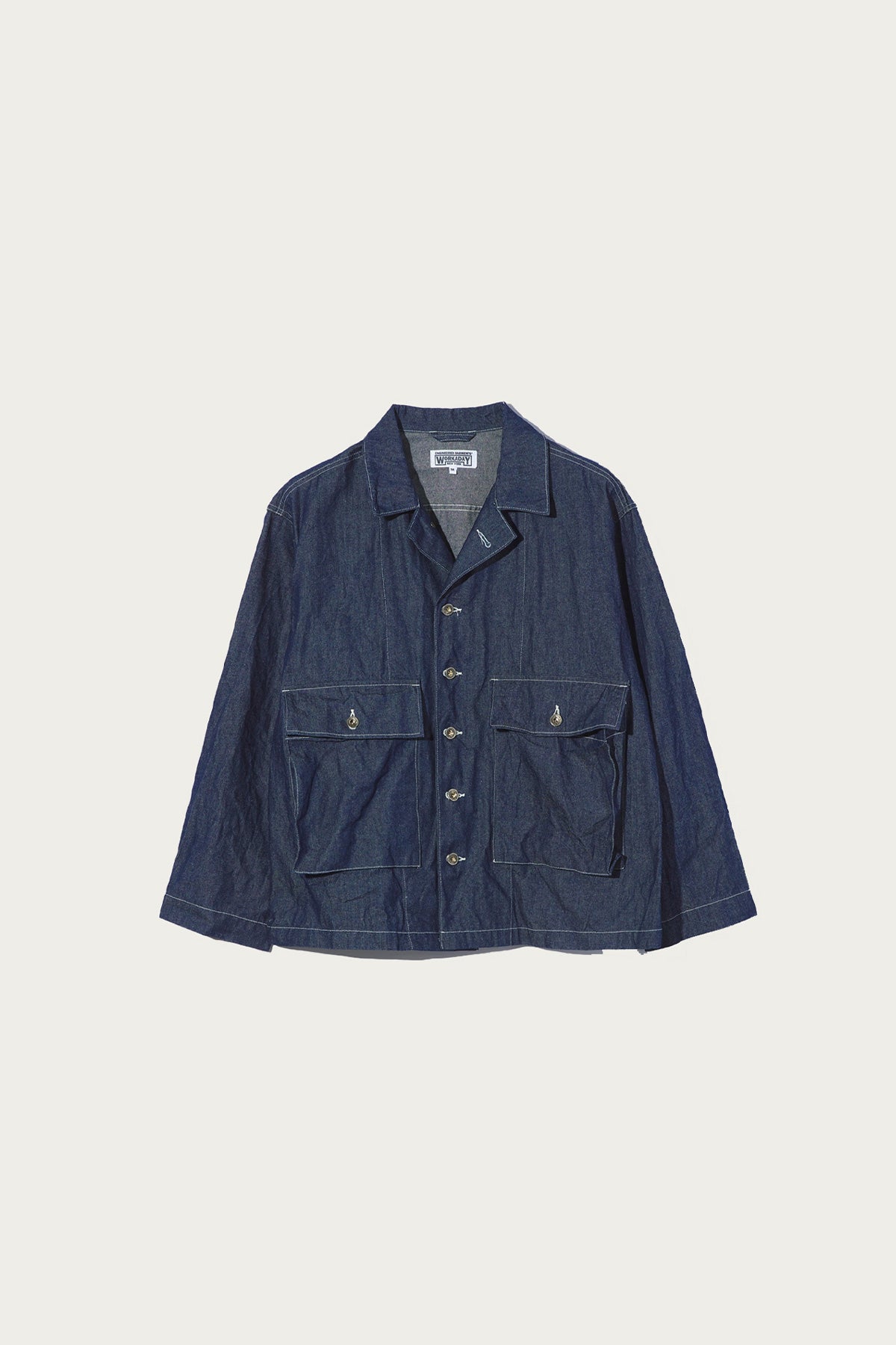 Engineered Garments Workaday - Sea Bees Jacket - Indigo Industrial 8oz Denim - Canoe Club