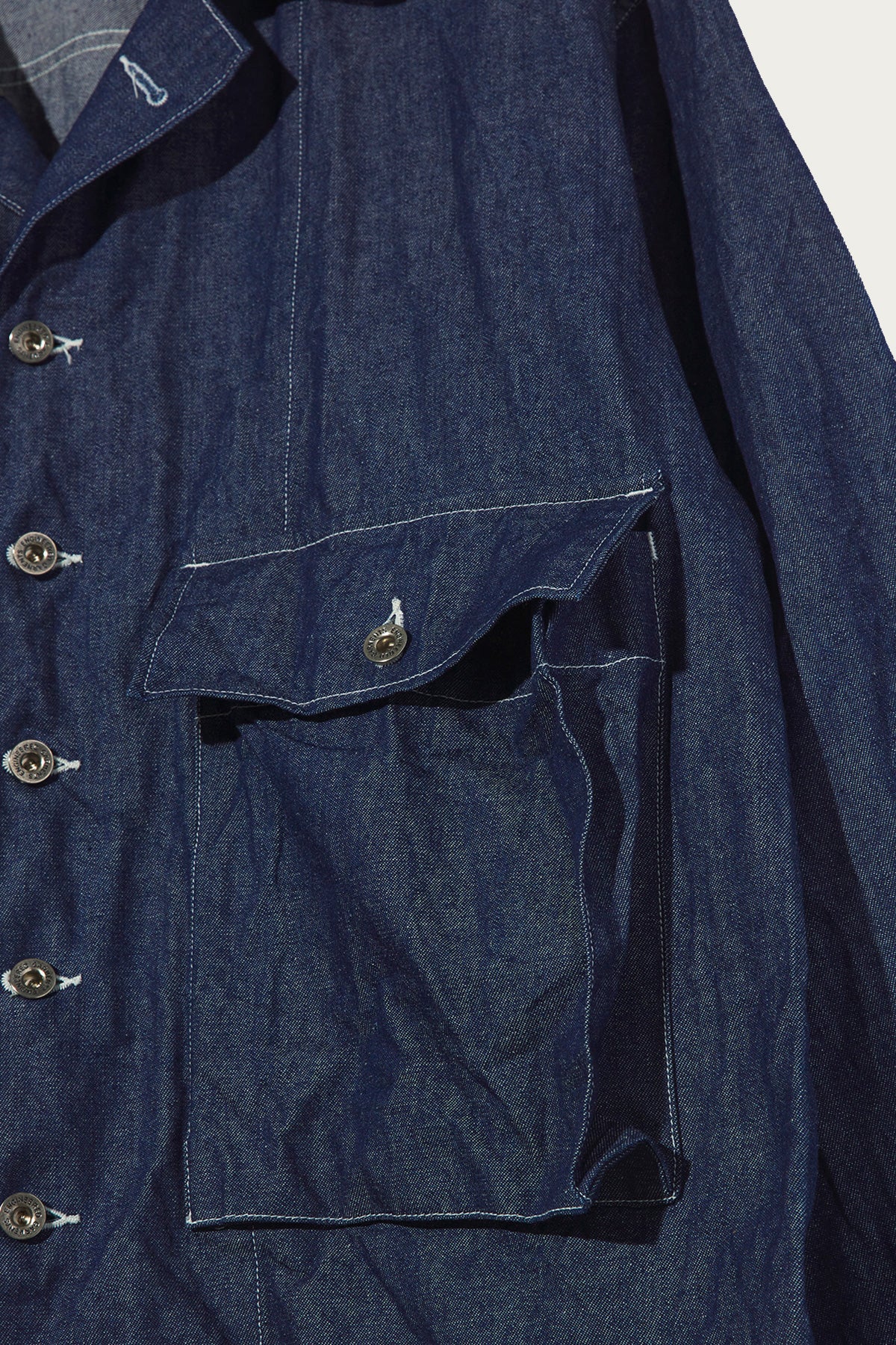 Engineered Garments Workaday - Sea Bees Jacket - Indigo Industrial 8oz Denim - Canoe Club