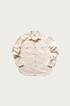 Wythe - Cotton HBT Officer's Shirt - Buttermilk - Canoe Club