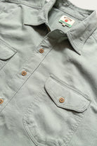 Wythe - Cotton HBT Officer's Shirt - Sage - Canoe Club