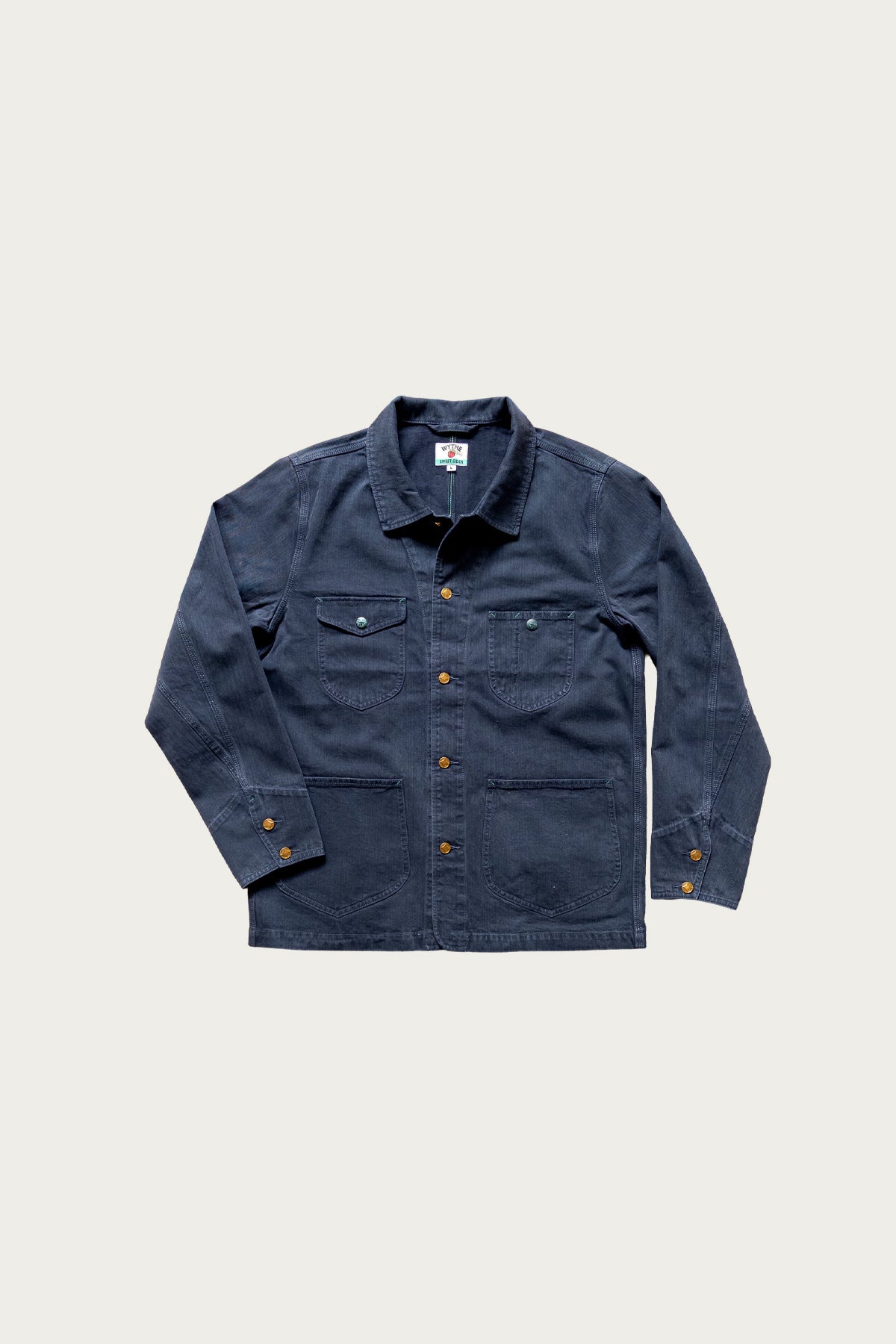 Wythe - Japanese HBT Barn Jacket - Faded Navy - Canoe Club