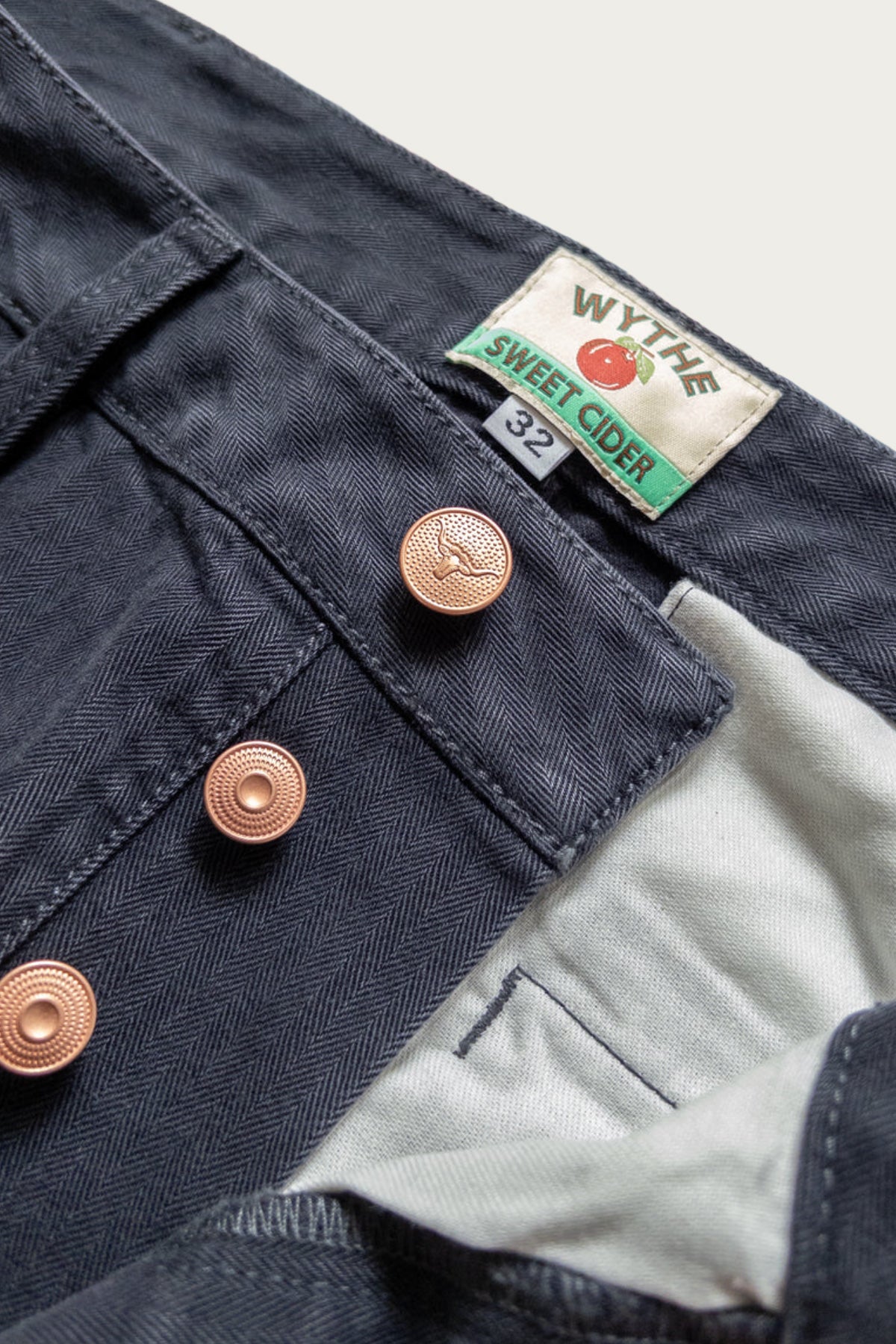 Wythe - Japanese HBT Chinos - Faded Navy - Canoe Club
