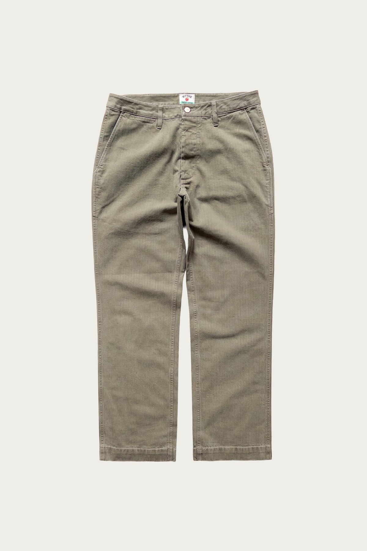 Wythe - Japanese HBT Chinos - Faded Olive - Canoe Club