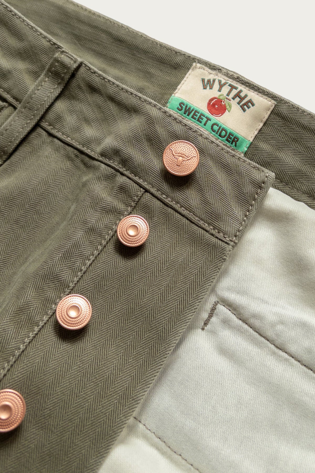 Wythe - Japanese HBT Chinos - Faded Olive - Canoe Club