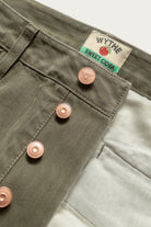 Wythe - Japanese HBT Chinos - Faded Olive - Canoe Club