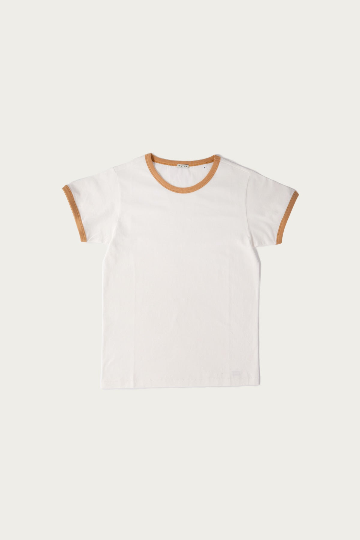 Wythe - Tubular Ringer Tee - Apricot - Canoe Club