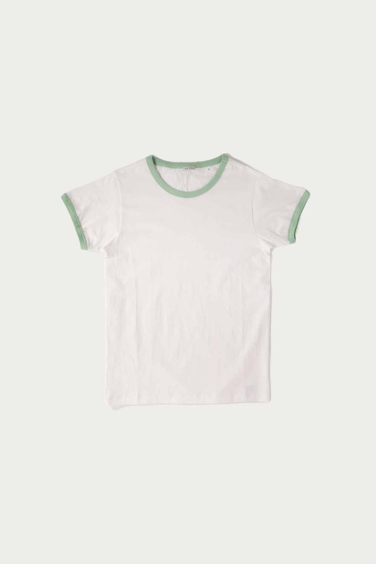 Wythe - Tubular Ringer Tee - Celadon - Canoe Club