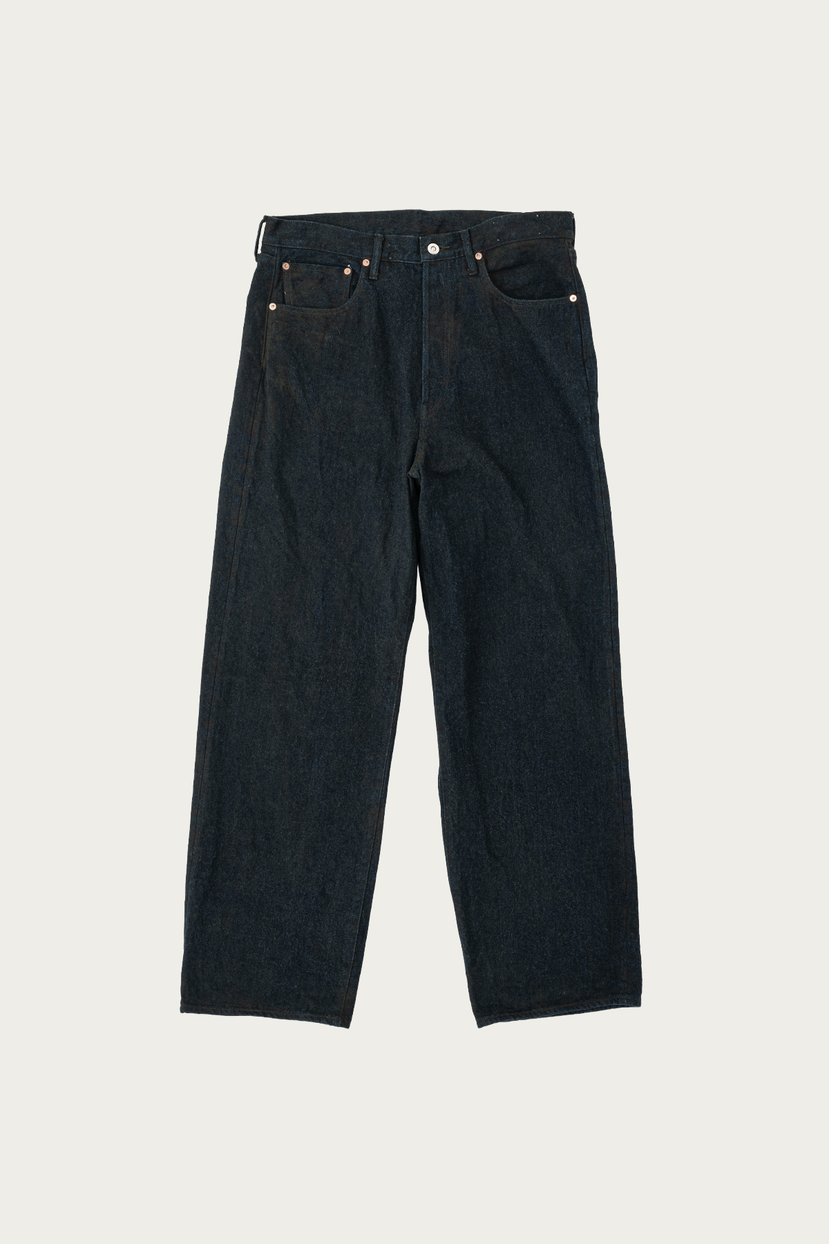 Yoko Sakamoto - 5 Pocket Straight Pants - Mugwort - Canoe Club