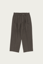 Yoko Sakamoto - Double Pleated Trousers - Charcoal Gray - Canoe Club