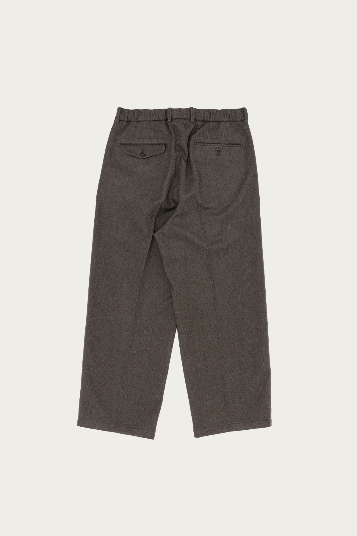 Yoko Sakamoto - Double Pleated Trousers - Charcoal Gray - Canoe Club