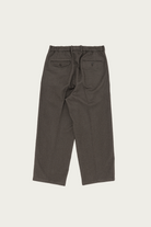 Yoko Sakamoto - Double Pleated Trousers - Charcoal Gray - Canoe Club