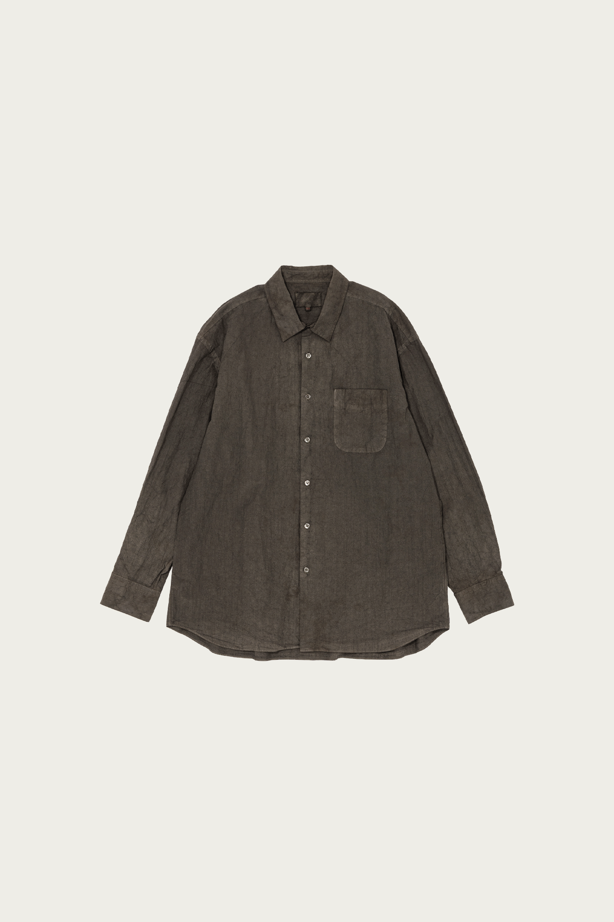Yoko Sakamoto - Regular Collar Shirt - Mugwort - Canoe Club
