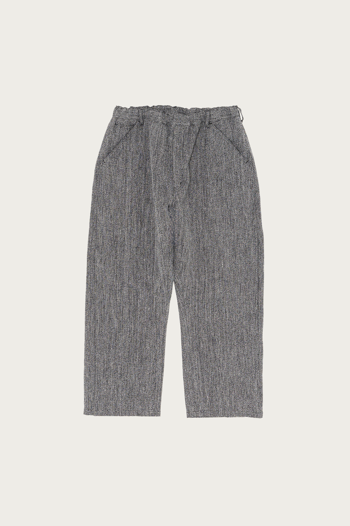 Yoko Sakamoto - Work 5 Pocket Easy Pants - Black & Beige - Canoe Club