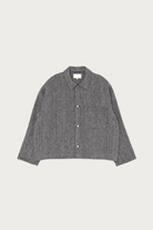 Yoko Sakamoto - Work Shirt Short - Black & Beige - Canoe Club