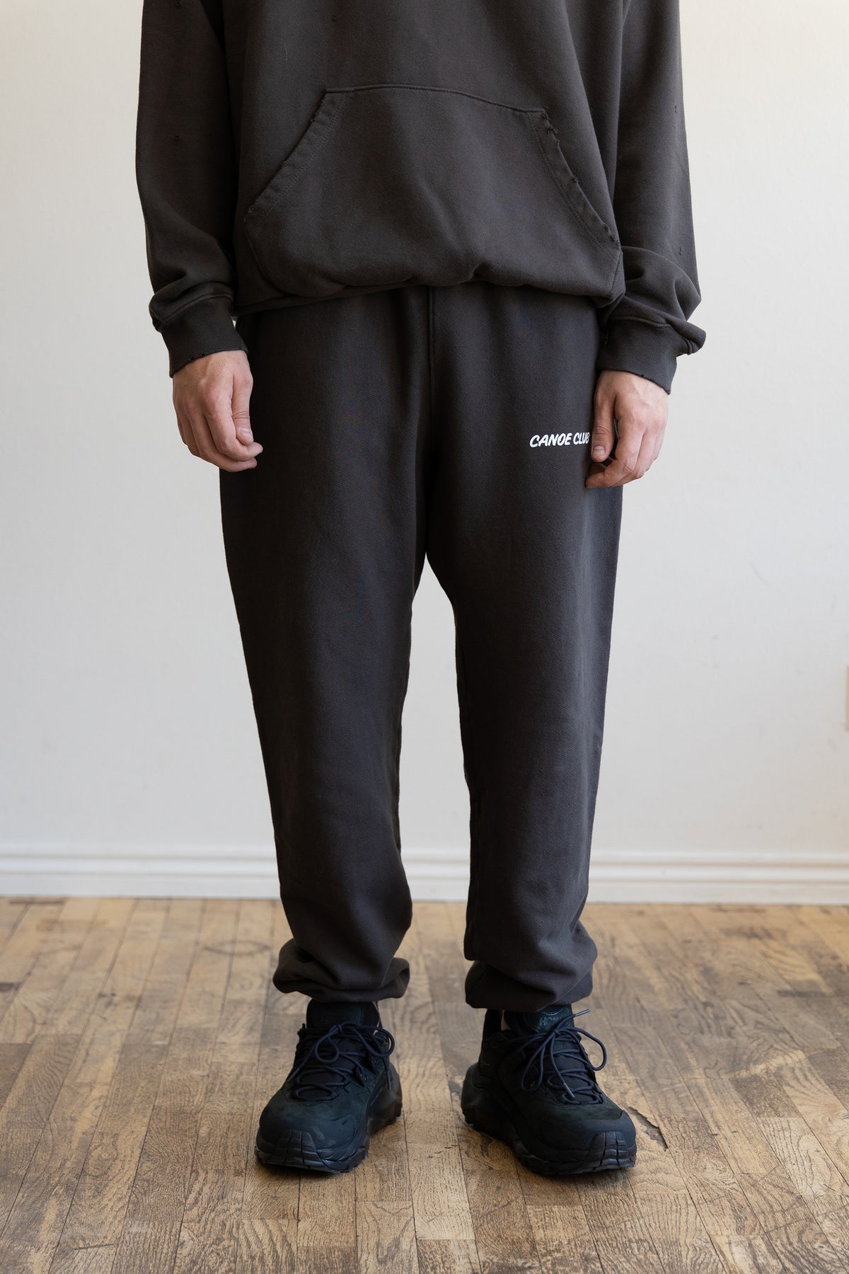 Canoe Club Collaborations - Canoe Club Sweatpant - Vintage Black - Canoe Club
