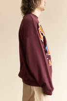 Kapital - 30/-SWT Knit BIG SWT (BIG KOUNTRY) - Burgundy - Canoe Club