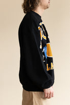 Kapital - 30/-SWT Knit BIG SWT (BIG KOUNTRY) - Black - Canoe Club