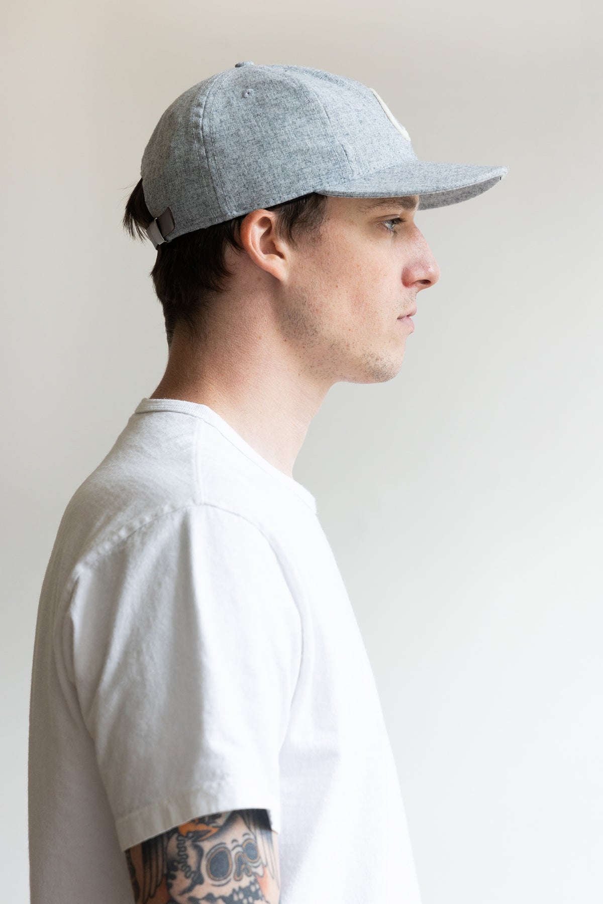 Canoe Club Collaborations - Canoe Club x Ebbets Field Ball Cap - Heather Grey - Canoe Club