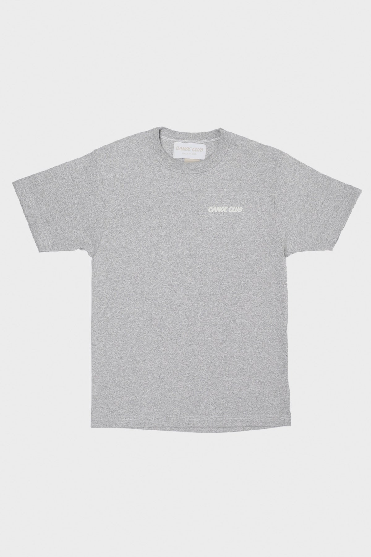 Canoe Club Collaborations - Shop Tee Small Logo - Heather Grey - Canoe Club