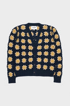 Corridor - Hand Crochet Pima Cardigan - Navy - Canoe Club