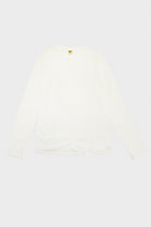 Velva Sheen - Long Sleeve Rolled Tee - White - Canoe Club