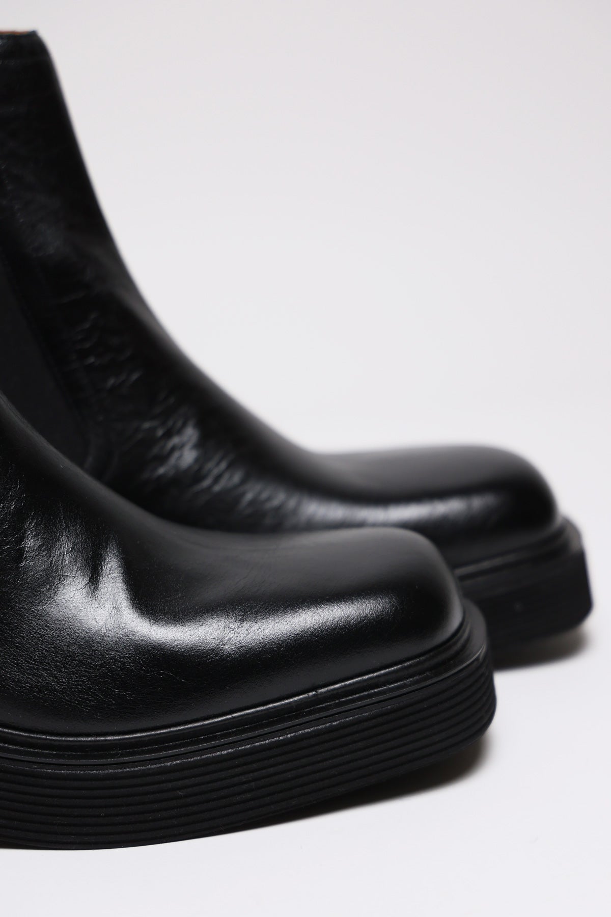 Marni - Chelsea Boot - Shiny Black - Canoe Club